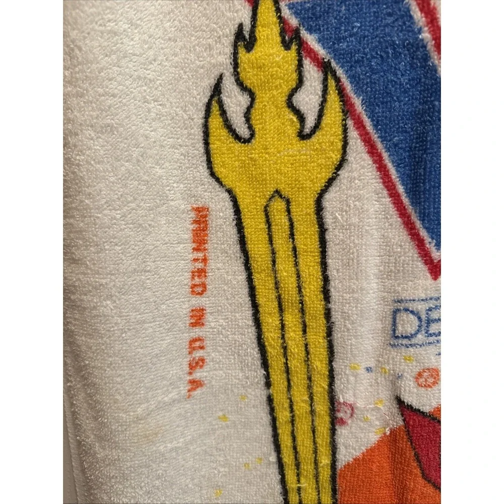 Vtg Voltron Beach Towel 1984 Defender Of The Universe Franco 80s